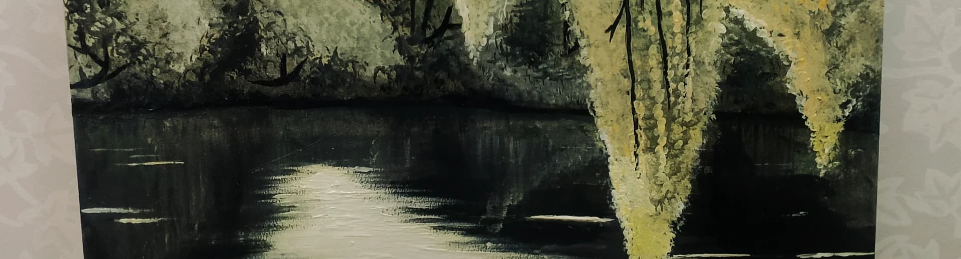 vallée – Tableau original en peinture acrylique